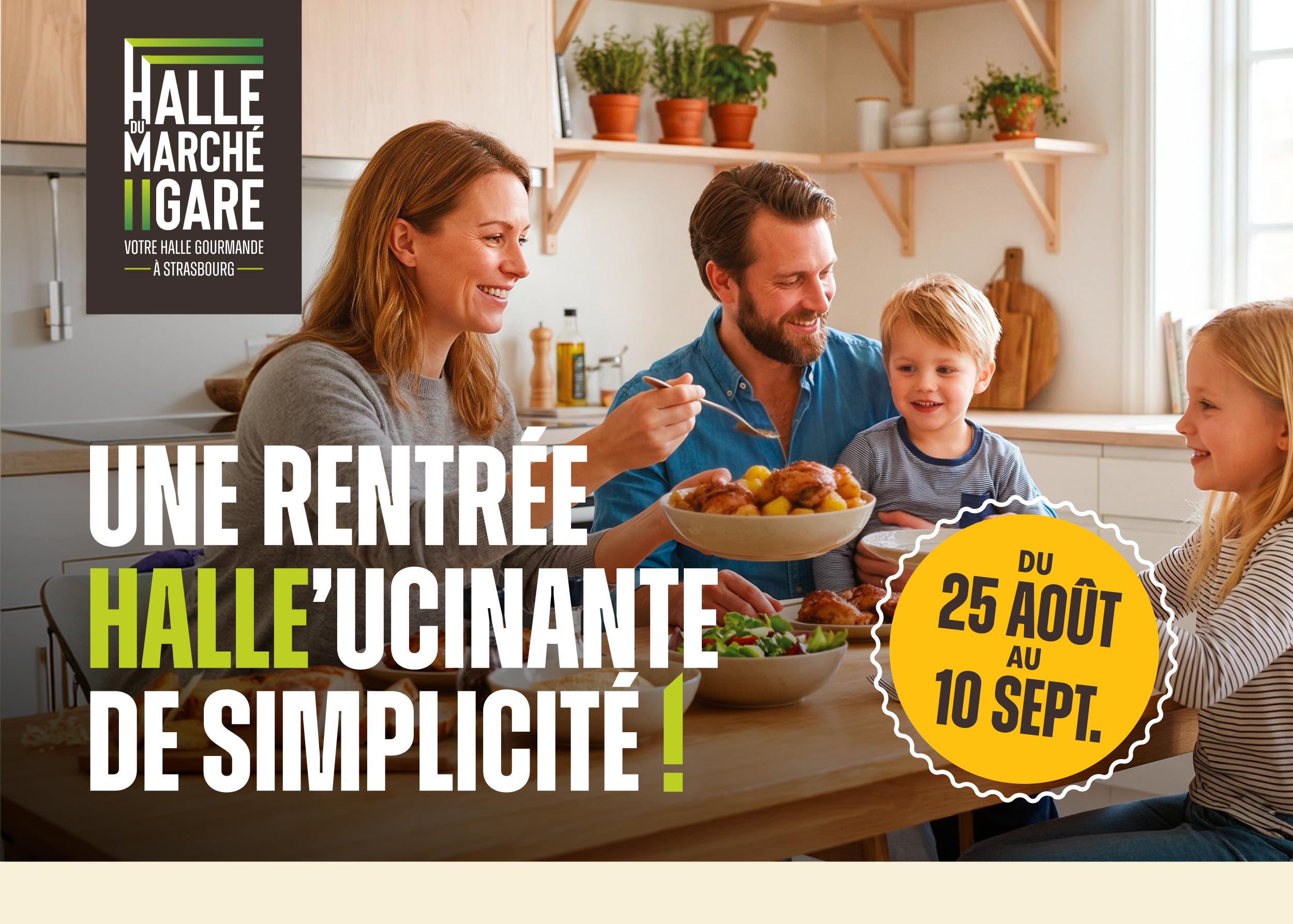 Une rentrée Halle'ucinante de simplicité
