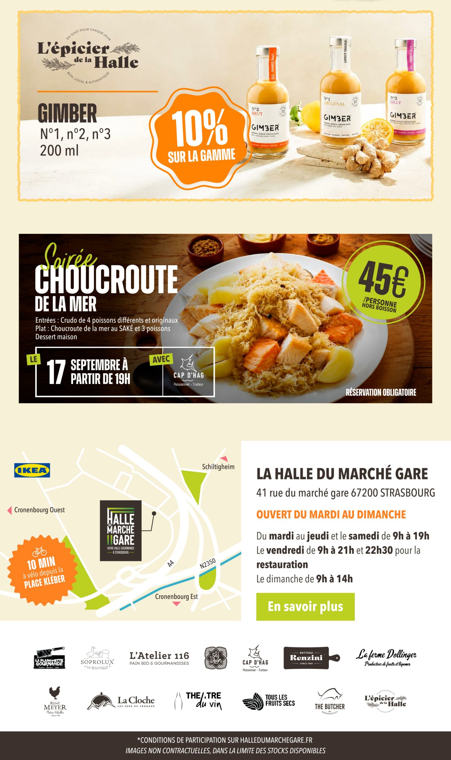 Infos pratiques La Halle du Marché Gare